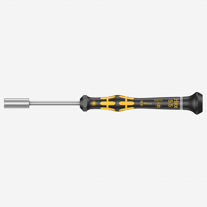 Wera 030151 5.5 x 60mm ESD Safe Precision Nut Driver