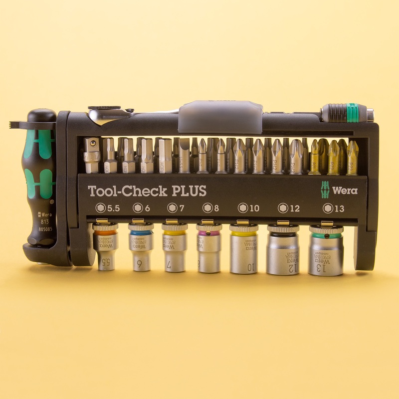 Wera 056490 Tool-Check Plus Bit Ratchet Set with Sockets - Metric
