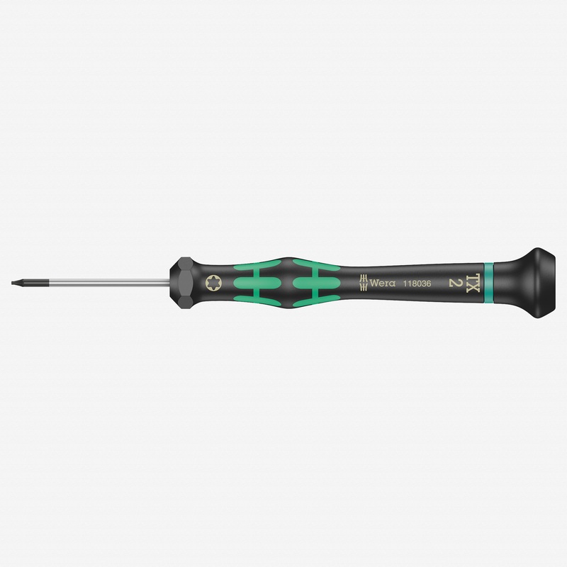 Wera 118036 T2 x 40mm Kraftform Micro Torx Precision Screwdriver