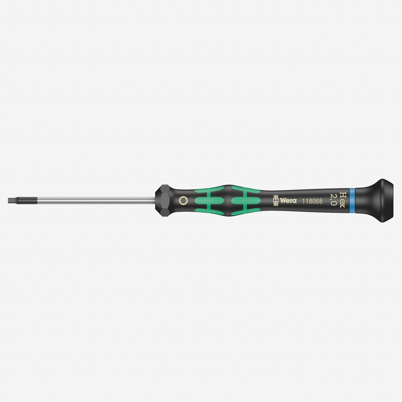 Wera 118068 2 x 60mm Kraftform Micro Hex Precision Screwdriver