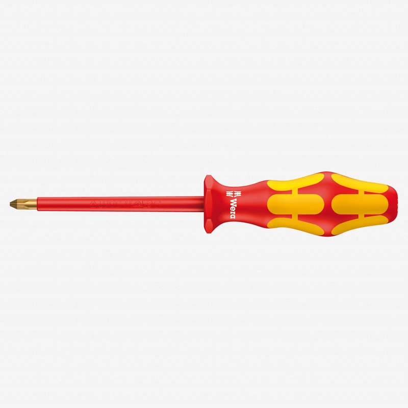 Wera 006150 Kraftform Plus VDE Phillips Screwdriver, #0 x 80mm