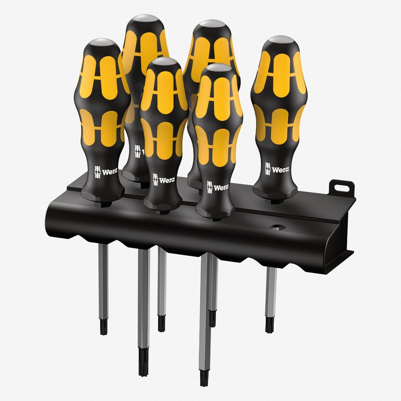 Wera 024410 Kraftform Plus Torx Screwdriver Set + Rack