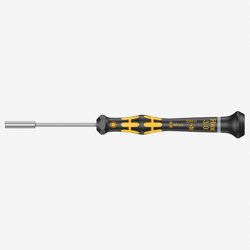 Wera 030414 3 x 60mm ESD Safe Precision Nut Driver