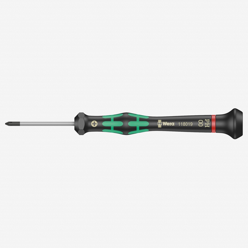 Wera 118019 PH #00 x 40mm Kraftform Micro Phillips Precision Screwdriver