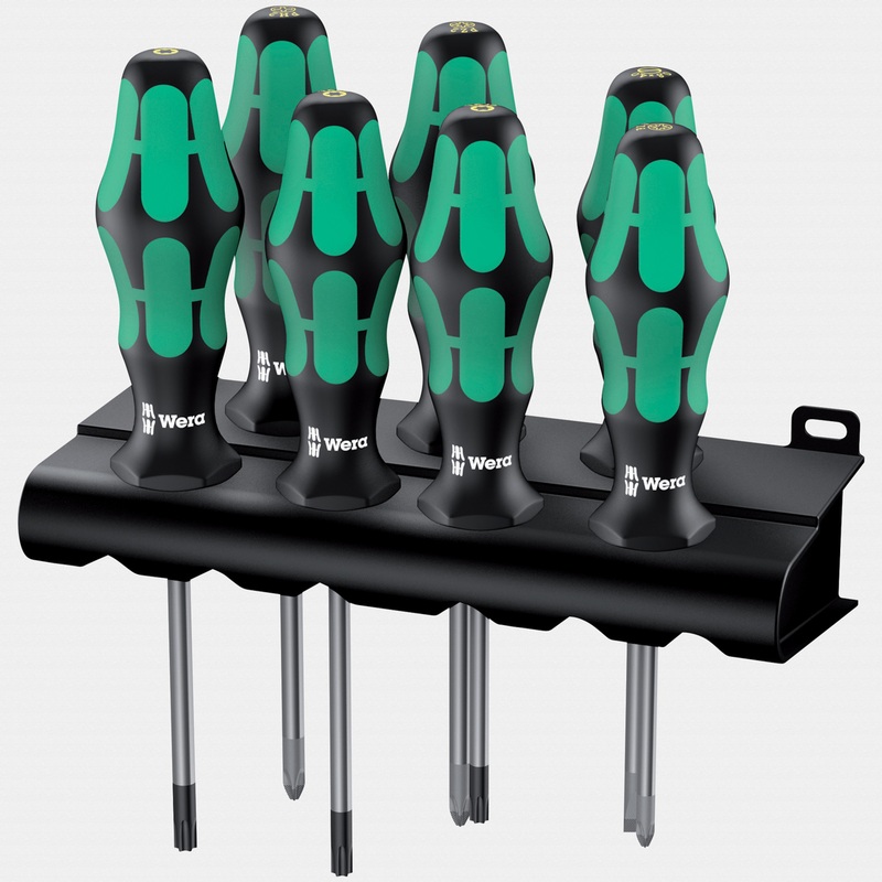 Wera 320540 Kraftform Plus Screwdriver Set with Rack