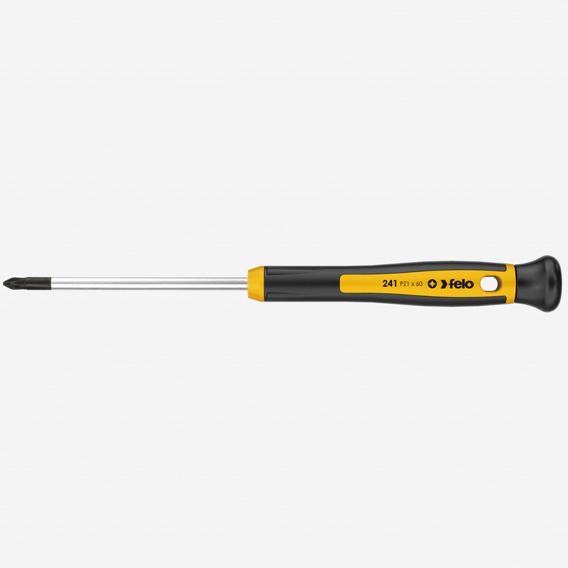 Felo #0 x 60mm Precision Pozidriv Screwdriver