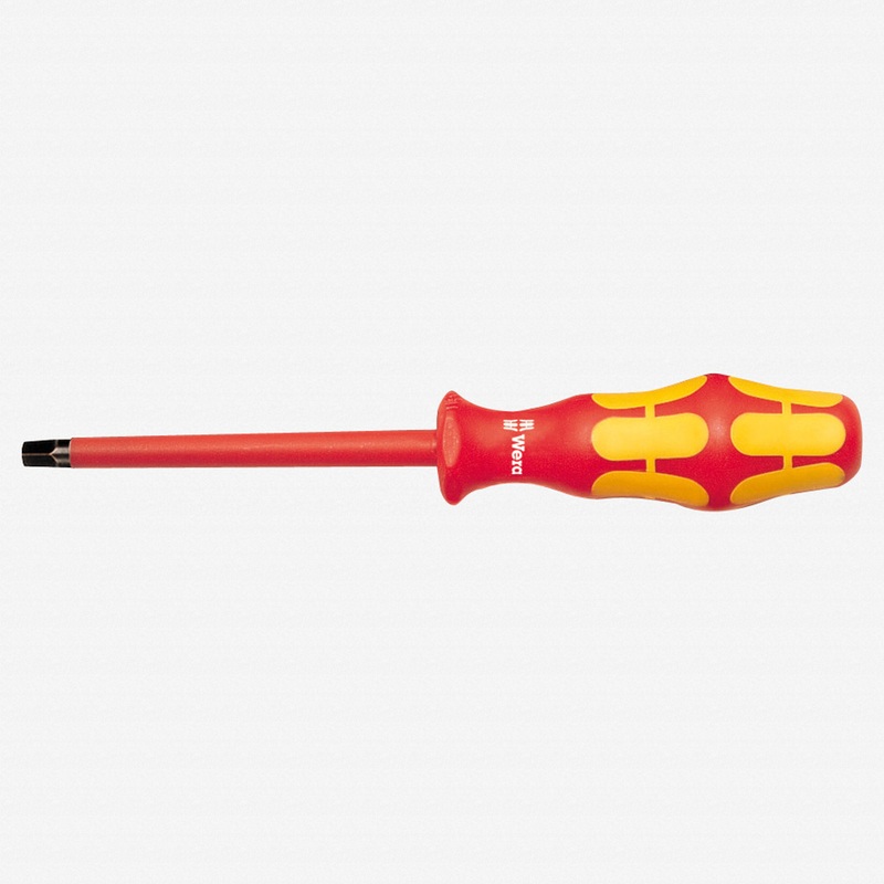 Wera 004784 Kraftform Plus VDE Square Screwdriver, #2.0 x 200mm