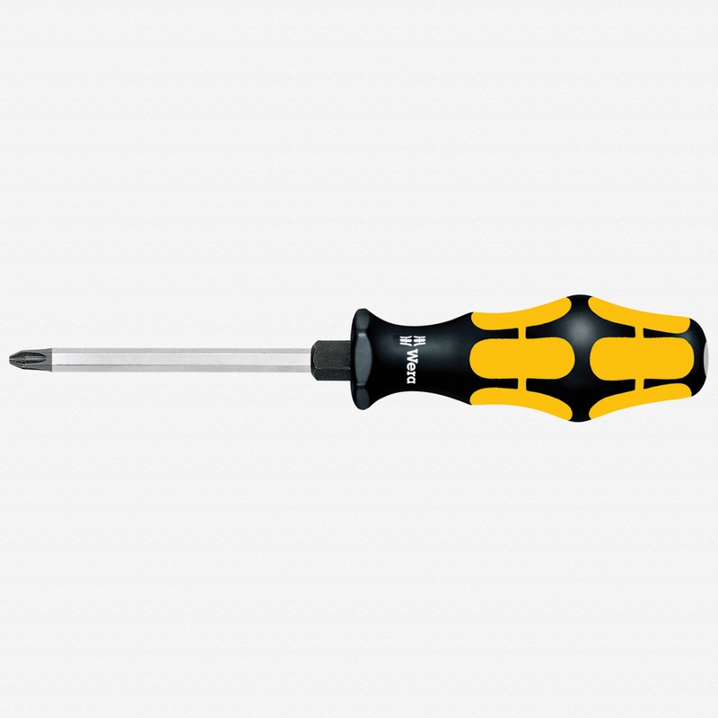 Wera 017052 #2 x 100mm Kraftform Plus Pozidriv Screwdriver