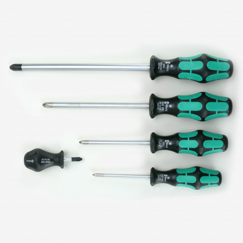 Wera 346300 Kraftform Plus Phillips Screwdriver Set