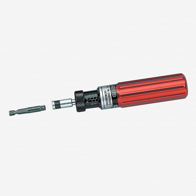 Gedore 757-06 Torque screwdriver S 1/4" 1-6 Nm