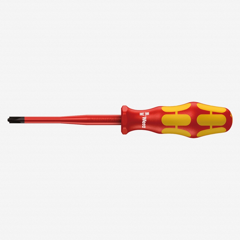 Wera 020132 Kraftform Plus VDE PlusMinus (PoziDriv/slotted) Screwdriver, #1 x 80mm