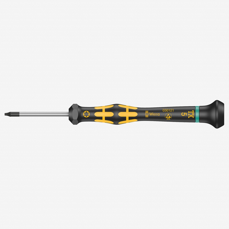 Wera 030121 T5 x 40mm ESD Safe Torx Precision Screwdriver