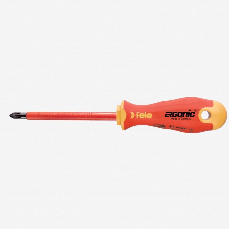Felo Ergonic Insulated #1 x 80mm Phillips Screwdriver
