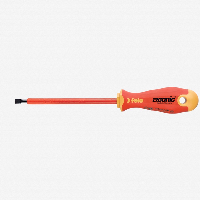 Felo Ergonic Insulated 3.5 x 0.6 x 100mm Slotted Screwdriver