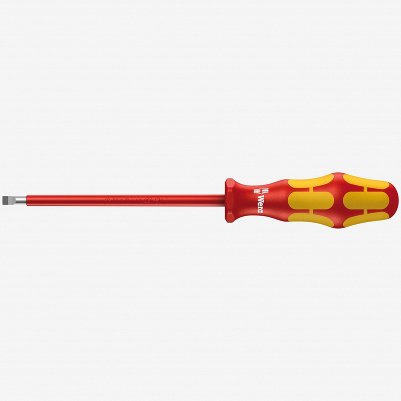 Wera 006140 Kraftform Plus VDE Slotted Screwdriver, 10 x 200mm