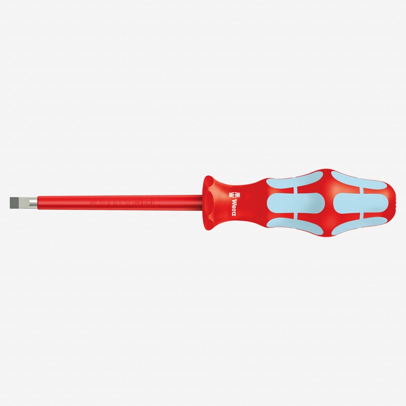 Wera 022732 Kraftform Plus VDE Stainless Steel Slotted Screwdriver, 5.5 x 125mm
