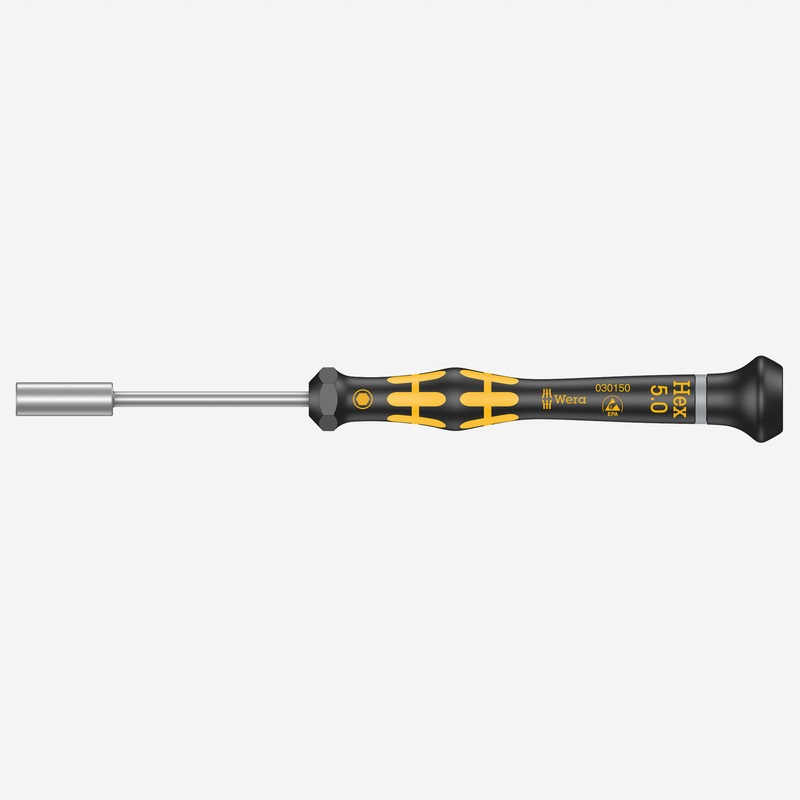 Wera 030150 5 x 60mm ESD Safe Precision Nut Driver