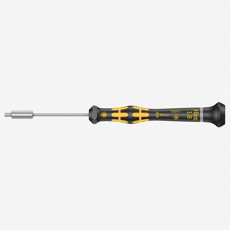 Wera 030411 1.8 x 60mm ESD Safe Precision Nut Driver