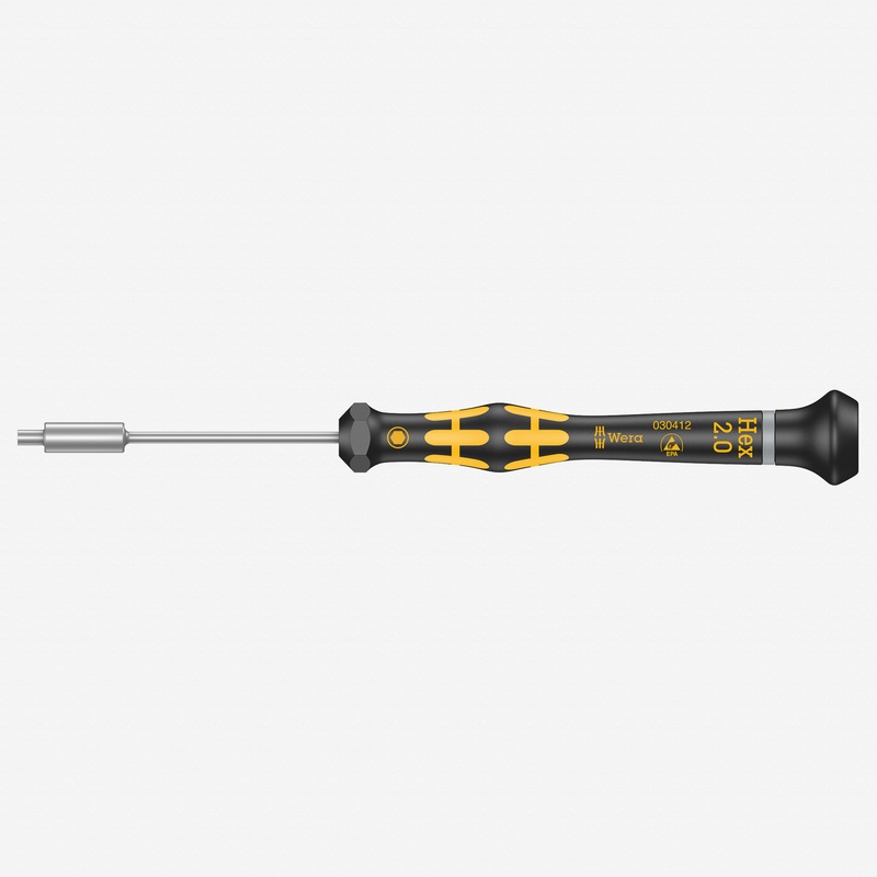 Wera 030412 2 x 60mm ESD Safe Precision Nut Driver