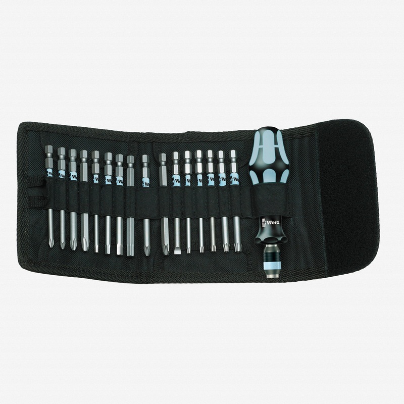 Wera 071116 Kraftform Kompakt 60 Stainless Steel 17 Piece Metric Set