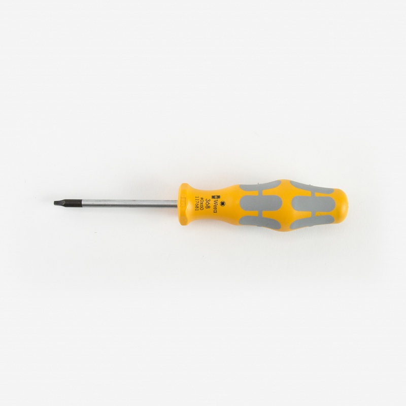 Wera 117681 #0 x 60mm Kraftform Plus Square Screwdriver