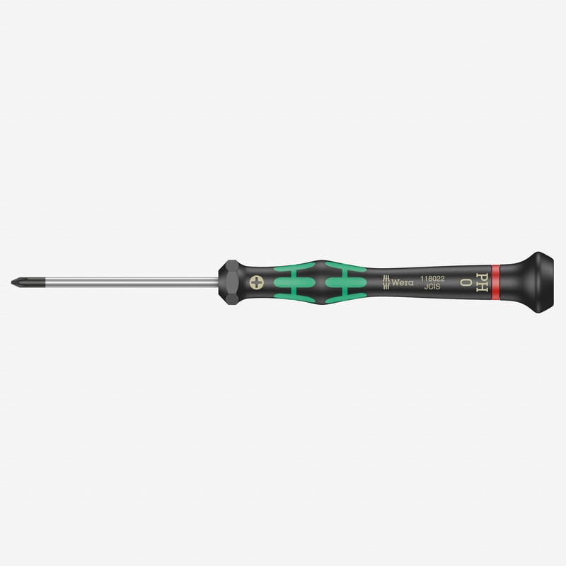 Wera 118022 PH #0 x 60mm Kraftform Micro Phillips Precision Screwdriver