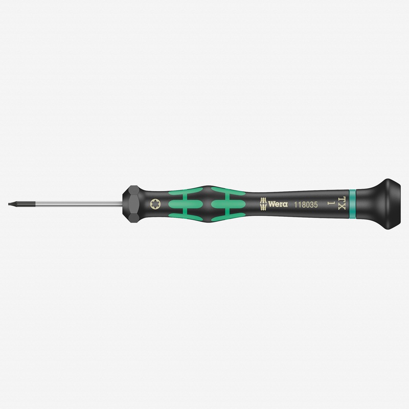 Wera 118035 T1 x 40mm Kraftform Micro Torx Precision Screwdriver