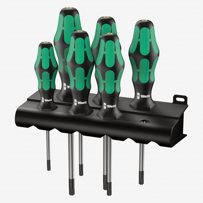 Wera 138250 Kraftform Plus Security Torx Screwdriver Set + Rack