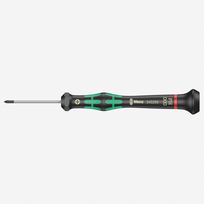 Wera 345290 PH #000 x 40mm Kraftform Micro Phillips Precision Screwdriver