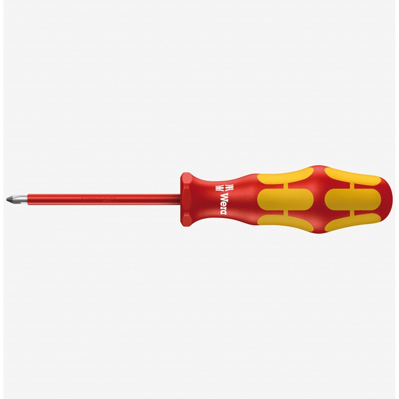 Wera 006152 Kraftform Plus VDE Phillips Screwdriver, #1 x 80mm