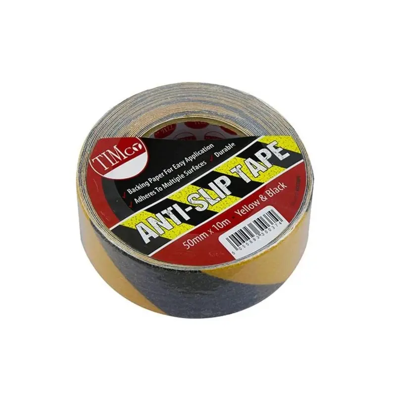 TIMCO Anti-Slip Tape Yellow & Black - 10m x 50mm