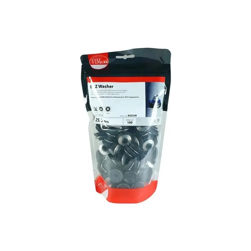 TIMCO BAZ Washers Stainless Steel - 25mm - Pack of 100 Pieces