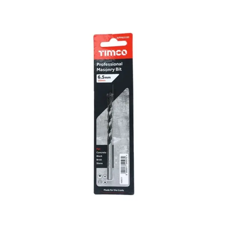 TIMCO Masonry Drill Bits - 6.5 x 100