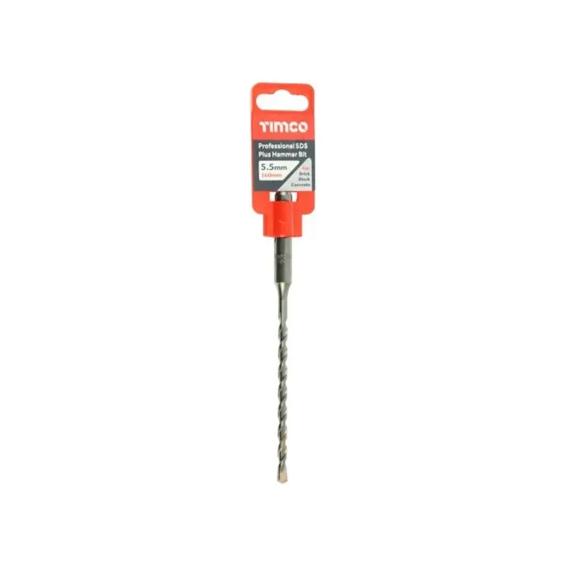 TIMCO Professional SDS Plus Hammer Bits - 5.5 x 160