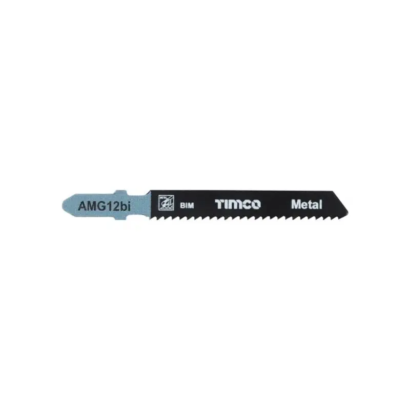 TIMCO Jigsaw Blades Metal Cutting Bi-Metal Blades - T118BF - Pack of 5 Pieces