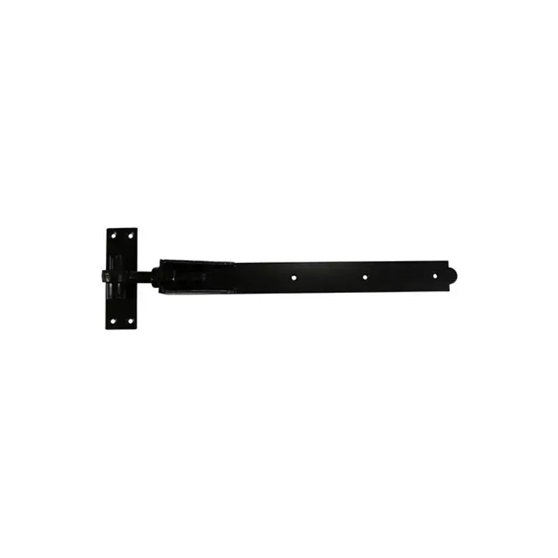 TIMCO Adjustable Band & Hook on Plates Hinges Black - 600mm - Pack of 2 Pieces