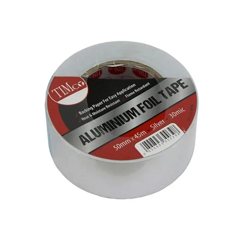 TIMCO Aluminium Foil Tape - 45m x 50mm