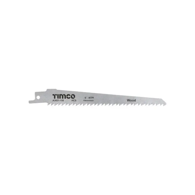 TIMCO Reciprocating Saw Blades Wood Cutting High Carbon Steel - S644D - Pack of 5 Pieces