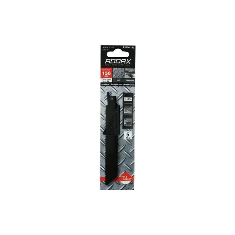TIMCO Reciprocating Saw Blades Metal Cutting Bi-Metal - S922EF - Pack of 5 Pieces
