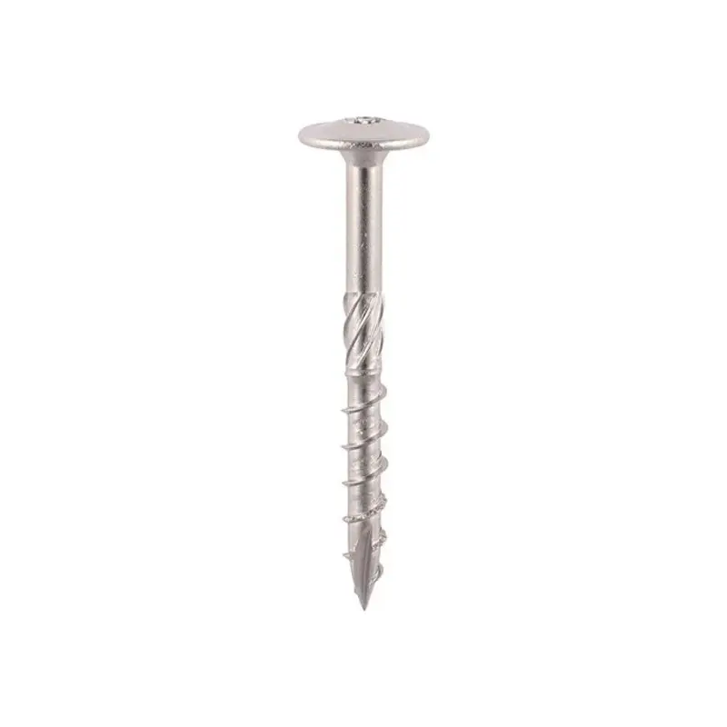 TIMCO Wafer Head A2 Stainless Steel Timber Screws  - 8.0 x 80 - Pack of 20 Pieces