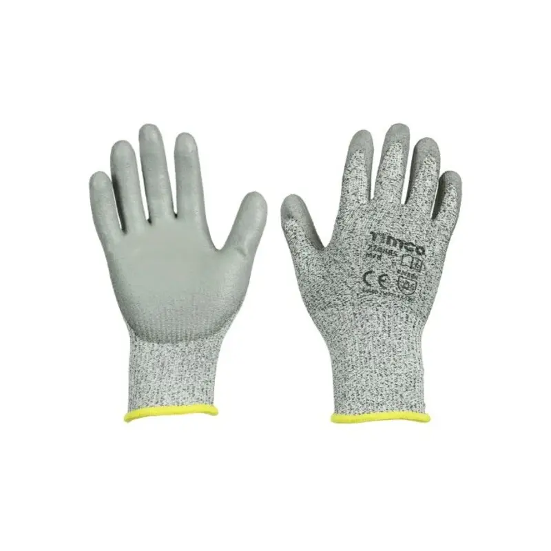 TIMCO High Cut PU Coated HPPE Fibre with Glass Fibre Gloves - Medium