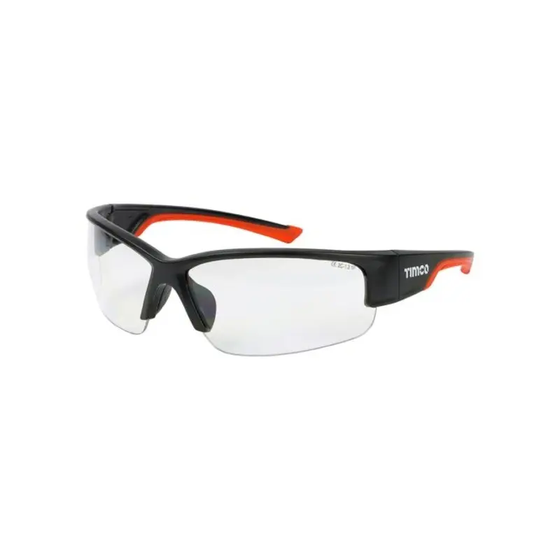 TIMCO Premium Safety Glasses Clear - One Size