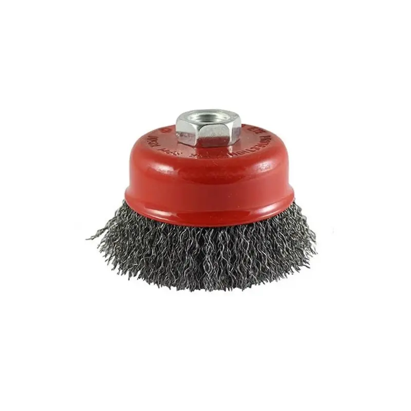 TIMCO Drill Cup Brush Crimped Steel Wire - 75mm