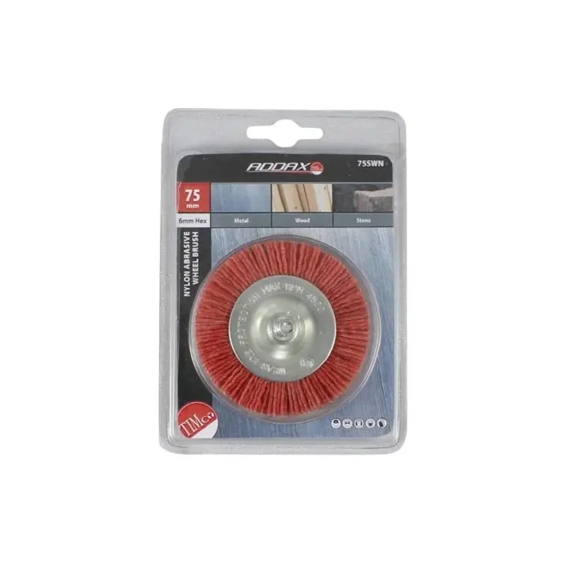 TIMCO Drill Wheel Brush Nylon - 75mm
