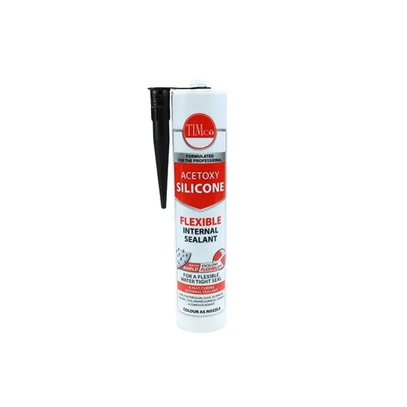 TIMCO Acetoxy Silicone Sealant Black - 300ml