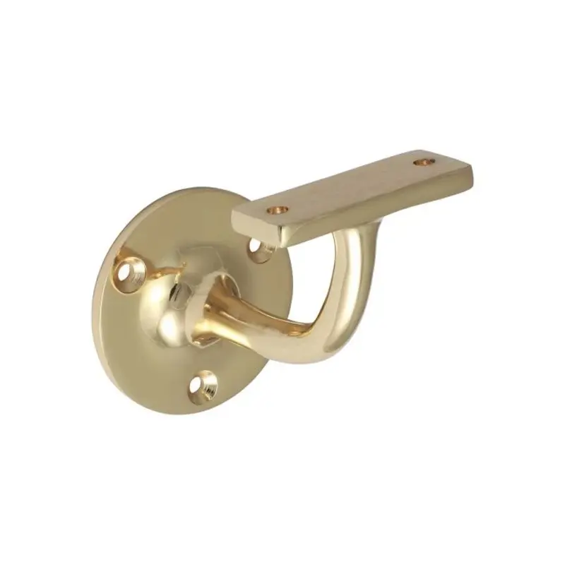 TIMCO Handrail Bracket Polished Brass - 64mm