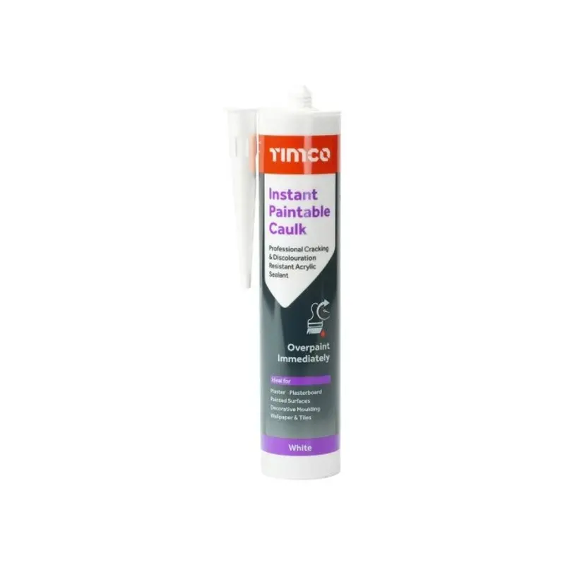 TIMCO Instant Paintable Caulk 300ml - White
