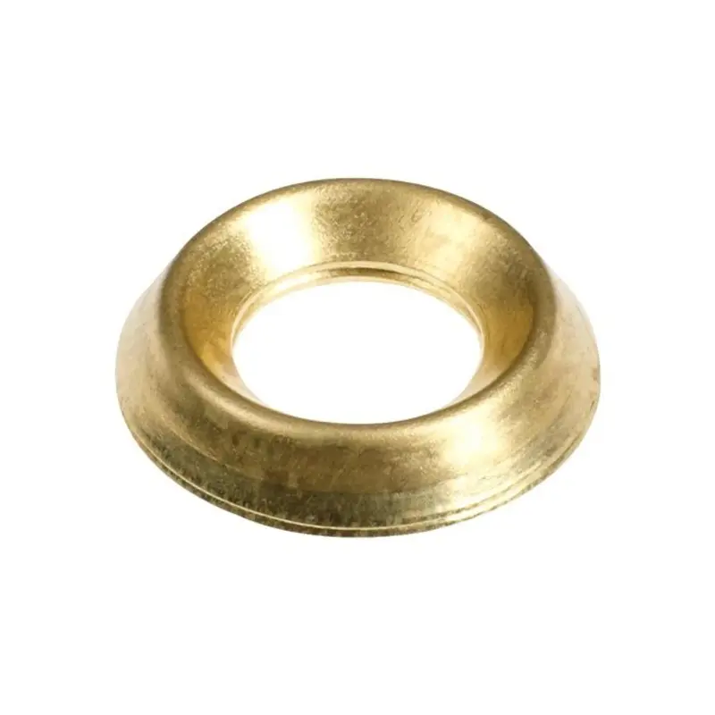 TIMCO Screw Cups Electro Brass - To fit 6 Gauge Screws - Pack of 60 Pieces