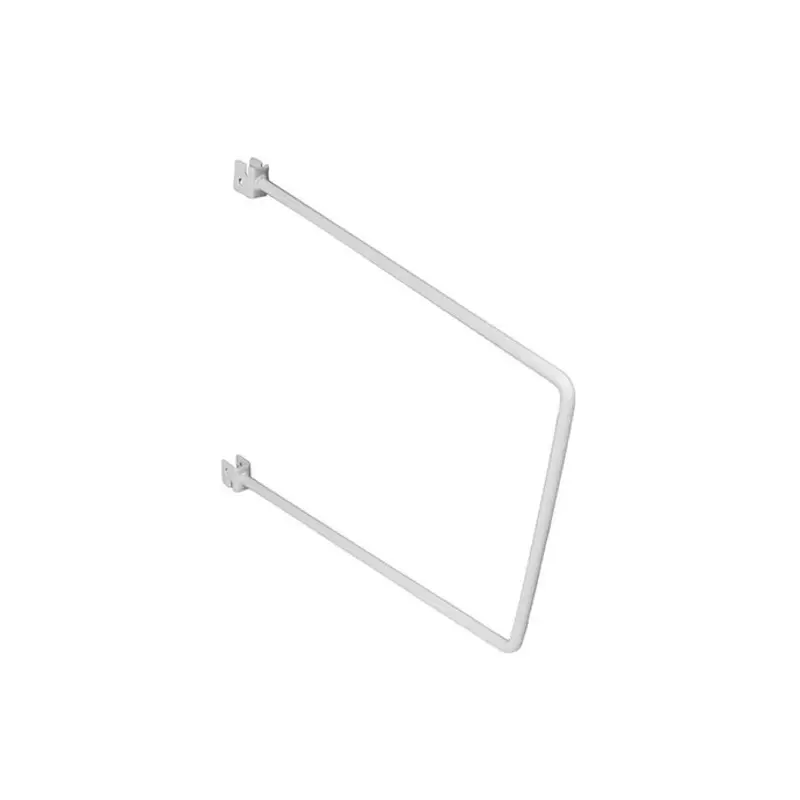TIMCO Twin Slot Flexible Bookend White - 200mm