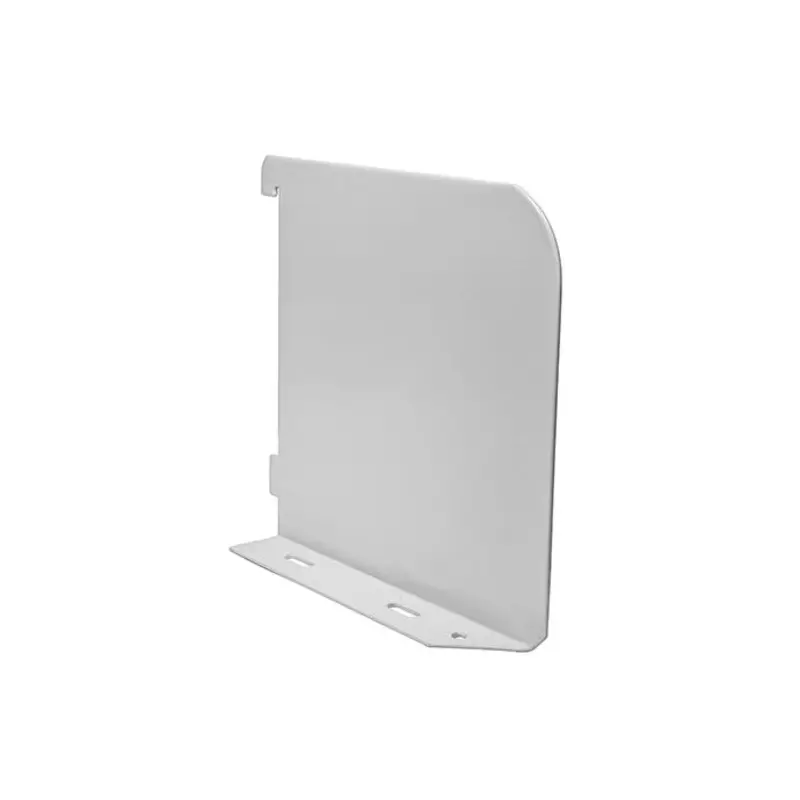 TIMCO Twin Slot Shelf End White - 150mm